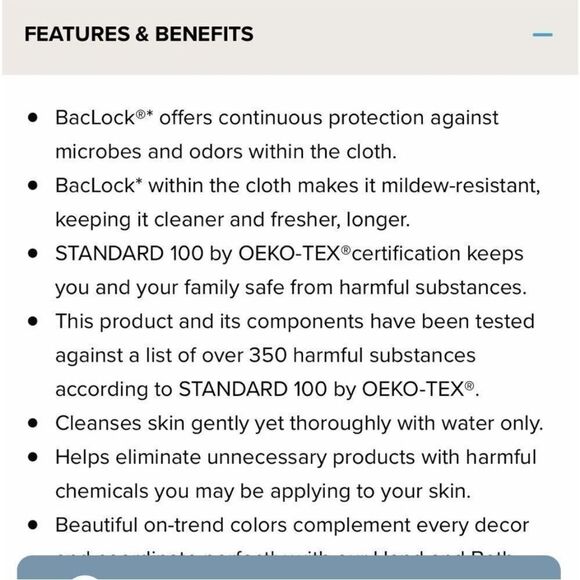 Norwex Mini Face and Body Cloths set of 3 in Gray with colored trim NWT - Picture 7 of 9